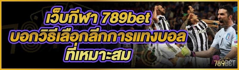 เว็บกีฬา 789bet บอกวิธีเลือกลีกการแทงบอลที่เหมาะสม