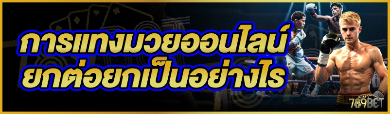 การแทงมวยออนไลน์ยกต่อยกเป็นอย่างไร
